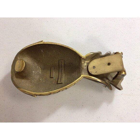 Douglas Paquette Rhode Island Signed Brass Pineapple Door Knocker - Picture 2 of 7